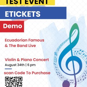 TEST EVENT 1 DEMO TICKET